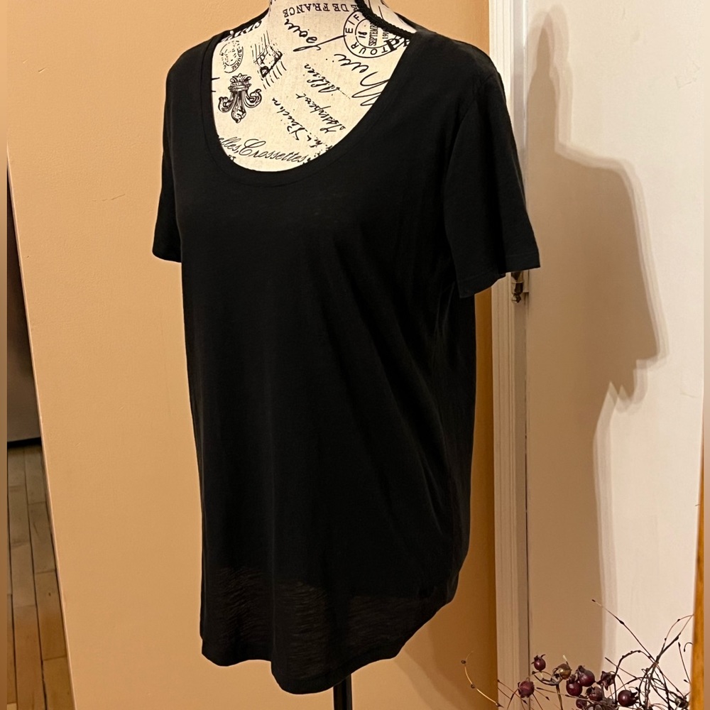 Victoria's Secret PINK Open Back Cutout Tee Short Sleeve- Medium- Black - Picture 6 of 15